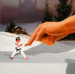 Illustration for article titled If Fine Art Was A Busted Video Game